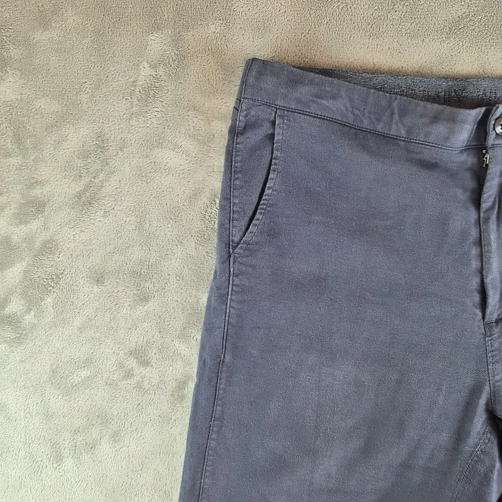 Mack Weldon Jogger Mens Pants Large Blue Stretch Elastic Waist Hem Drawstring